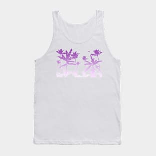 Pink sunset on the beach Tank Top